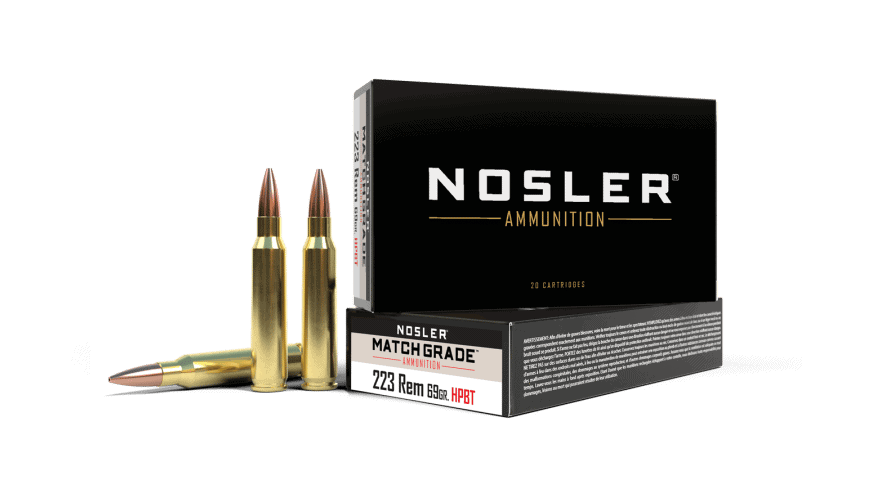 Featured image for “Nosler 223 Rem 69gr Custom Competition Match Grade Ammunition (20ct)”