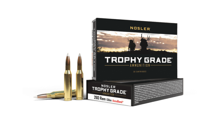 Nosler Trophy Grade 260 Rem 130gr AccuBond Ammunition (20ct) - 60024