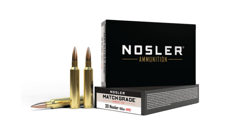 Nosler 30 Nosler 190gr Custom Competition Match Grade Ammunition (20ct) - 60029