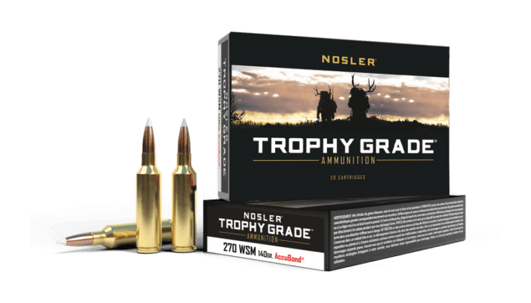 Nosler 270 WSM 140gr Accubond Trophy Grade Ammunition (20ct) - 60030