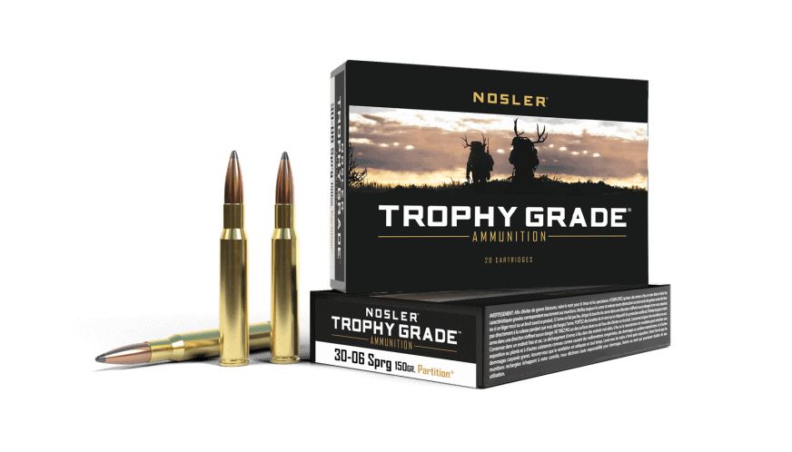 Featured image for “Nosler 30-06 Springfield 150gr Partition Trophy Grade Ammunition (20ct)”