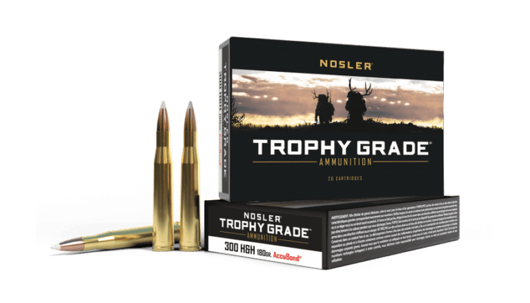 Nosler 300 H&H Mag 180gr AccuBond Trophy Grade Ammunition (20ct) - 60060