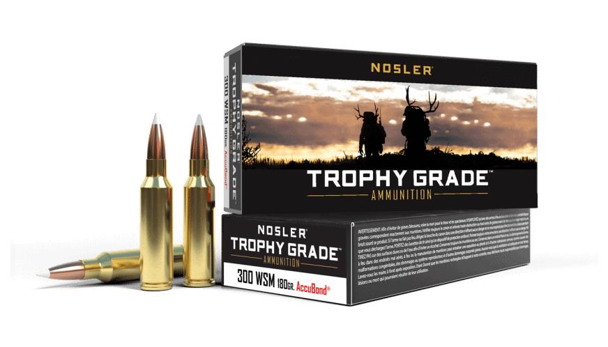 Featured image for “Nosler 300 WSM 180gr Accubond Trophy Grade Ammunition (20ct)”