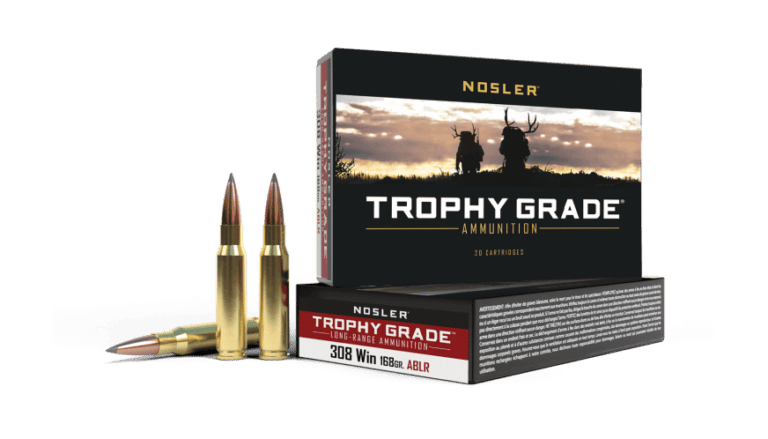 Nosler 308 Win 168gr AccuBond Long Range Trophy Grade Ammunition (20ct) - 60101