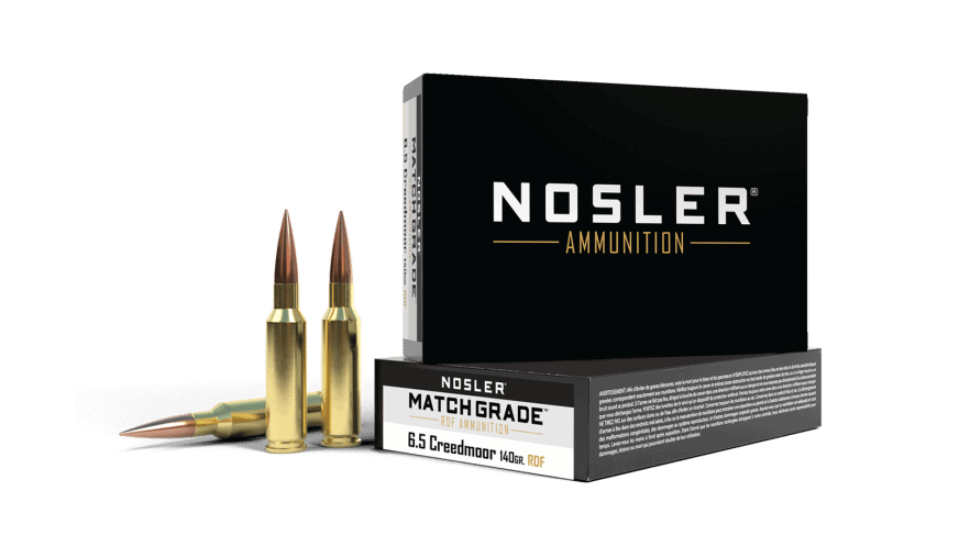 Featured image for “Nosler 6.5 Creedmoor 140gr RDF Match Grade Ammunition (20ct)”