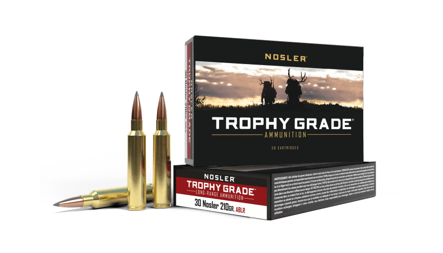 Featured image for “Nosler 30 Nosler 210gr AccuBond Trophy Grade Long Range Ammunition (20ct)”