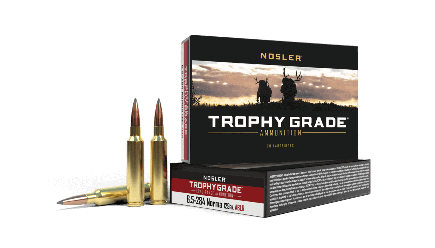 Featured image for “Nosler 6.5x284 Norma 129 AccuBond Long Range Trophy Grade Ammunition (20ct)”