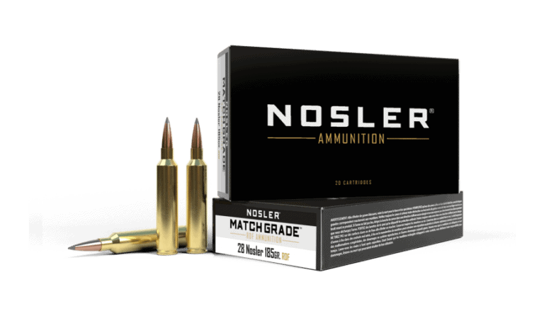 Nosler 28 Nosler 185gr RDF Match Grade Ammunition (20ct) - 60141