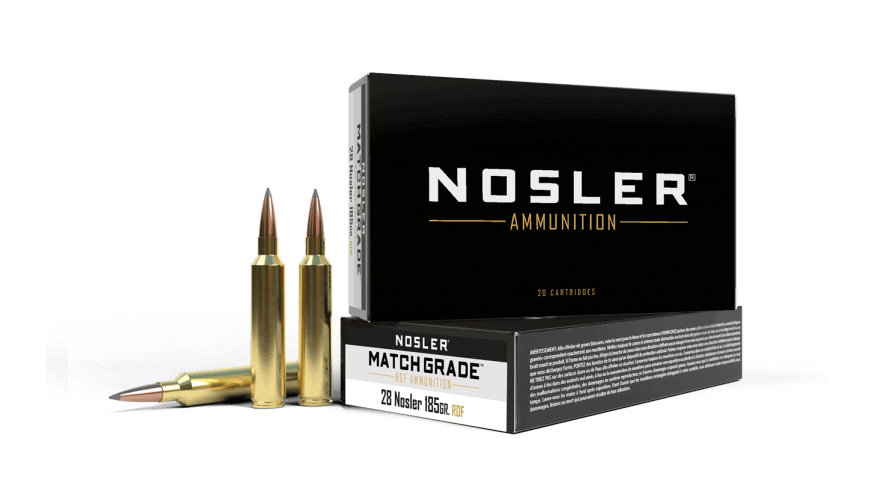 Featured image for “Nosler 28 Nosler 185gr RDF Match Grade Ammunition (20ct)”