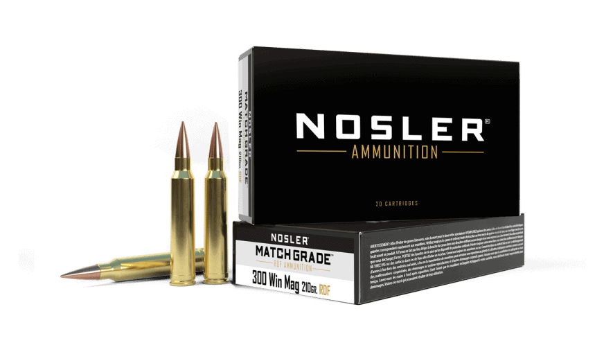 Featured image for “Nosler 300 Win Mag 210gr RDF Match Grade Ammunition (20ct)”