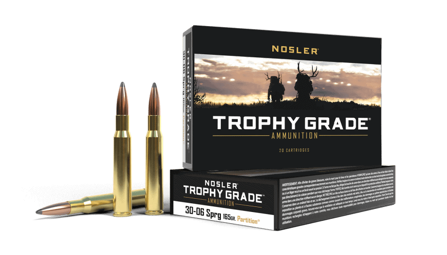 Featured image for “Nosler 30-06 Springfield 165gr Partition Trophy Grade Ammunition (20ct)”