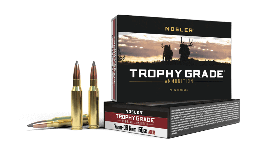 Featured image for “Nosler 7mm-08 Rem 150gr AccuBond Long Range Trophy Grade Ammunition (20ct)”