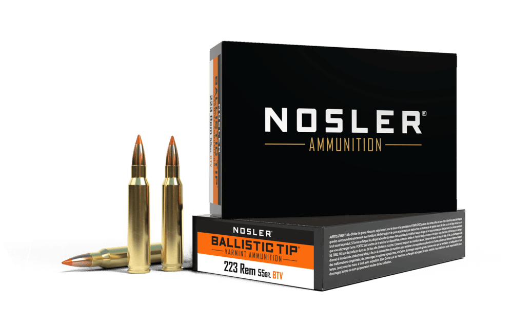 Nosler 223 Remington 55gr Ballistic Tip Varmint Ammunition (20ct) - 61025