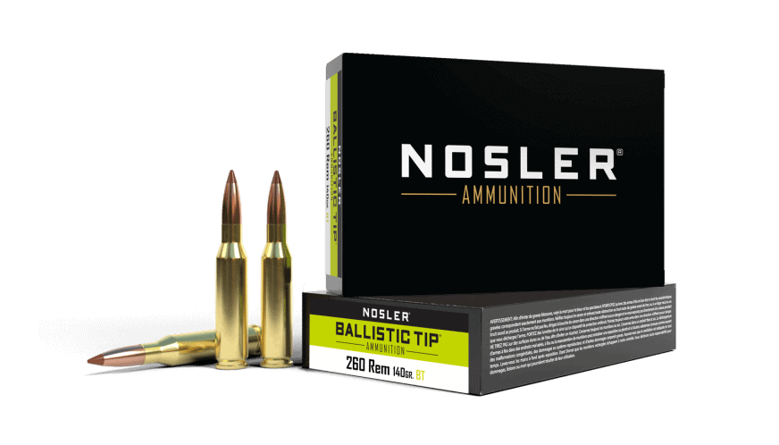 Featured image for “Nosler 260 Rem 120gr Ballistic Tip Hunting Ammunition (20ct)”