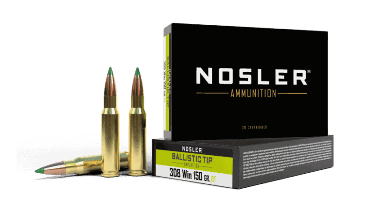 Nosler 308 Winchester 150gr Ballistic Tip Hunting Ammunition (20ct) - 61028