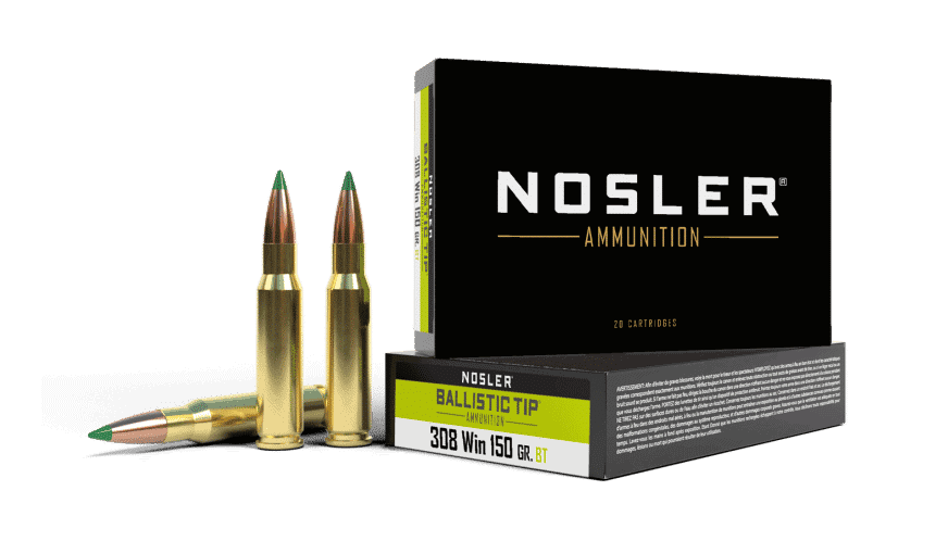 Featured image for “Nosler 308 Win 150gr Ballistic Tip Hunting Ammunition (20ct)”