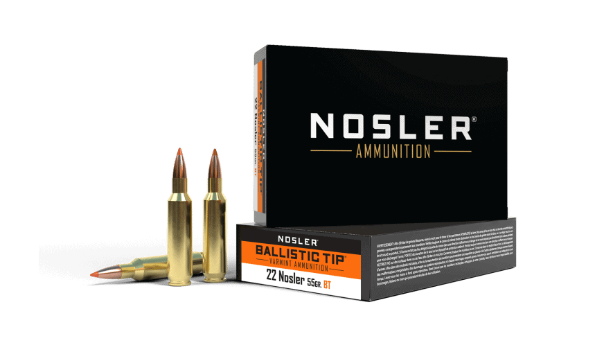 Featured image for “Nosler 22 Nosler 55gr Ballistic Tip Varmint Ammunition (20ct)”