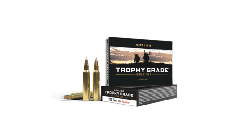 Nosler 223 Rem. 70gr AccuBond Trophy Grade Ammunition (20ct) - 61036