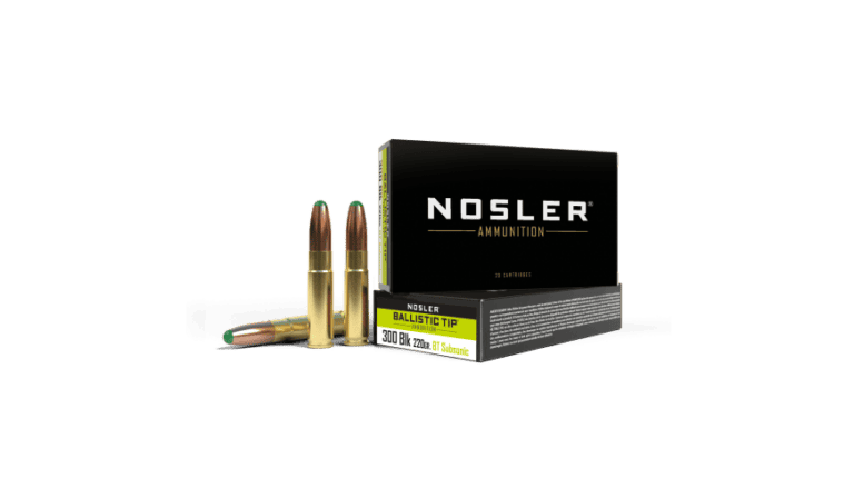 Nosler 300 AAC Blackout 220gr Ballistic Tip Hunting Ammunition (20ct) - 61050