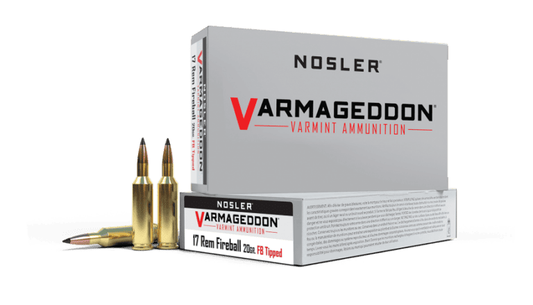 Nosler 17 Rem Fireball 20gr Tipped Varmageddon Ammunition (20ct) - 63100