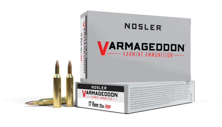Nosler 17 Remington 20gr FBHP Varmageddon Ammunition (20ct) - 65100