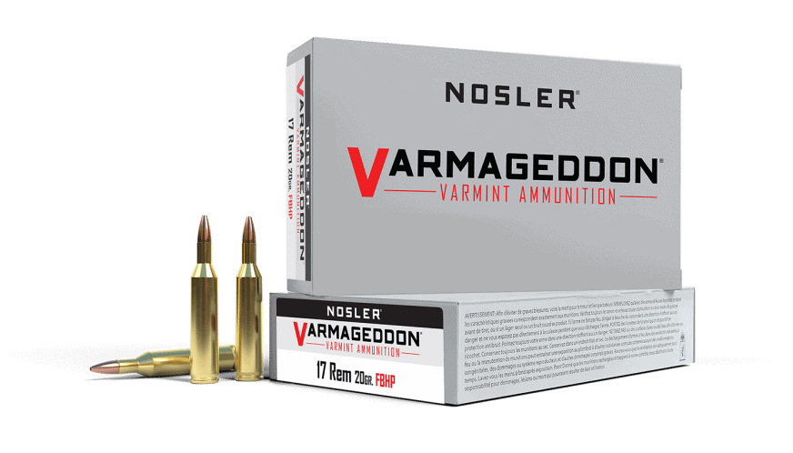 Featured image for “Nosler 17 Rem 20gr FBHP Varmageddon Ammunition (20ct)”
