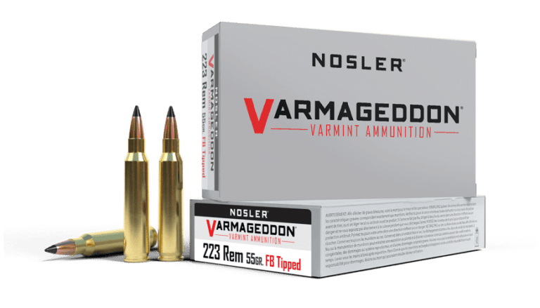 Nosler 223 Rem 55gr FB Tipped Varmageddon Ammunition (20ct) - 65145