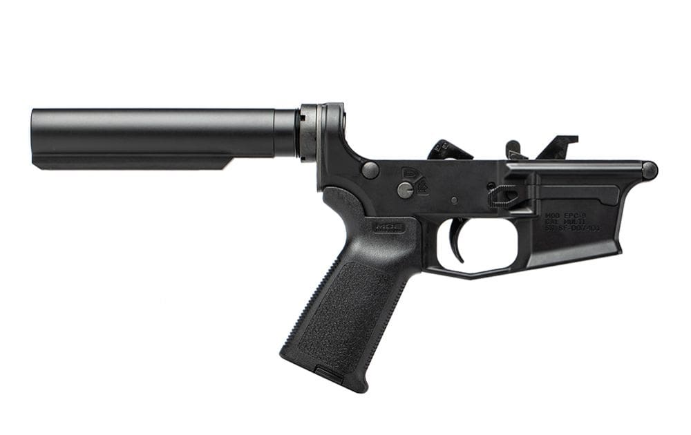 Featured image for “Aero Precision EPC-9 Carbine Complete Lower, MOE Grip, No Stock - Anodized Black”