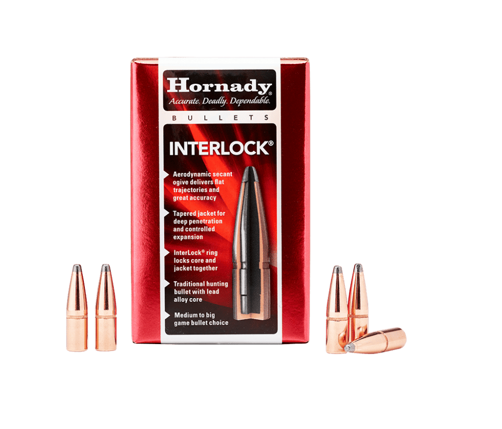 Hornady 284 Cal 7mm 162gr InterLock BTSP