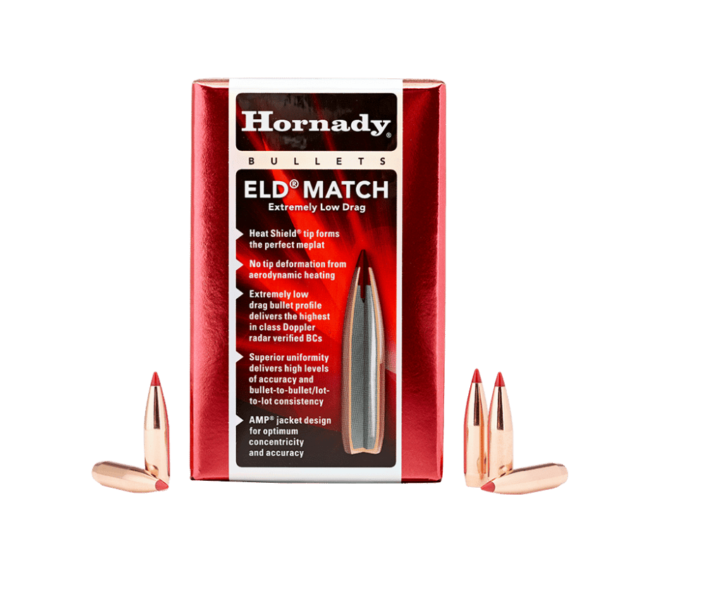 Hornady 30 Cal 168gr ELD Match (Bulk / OEM)