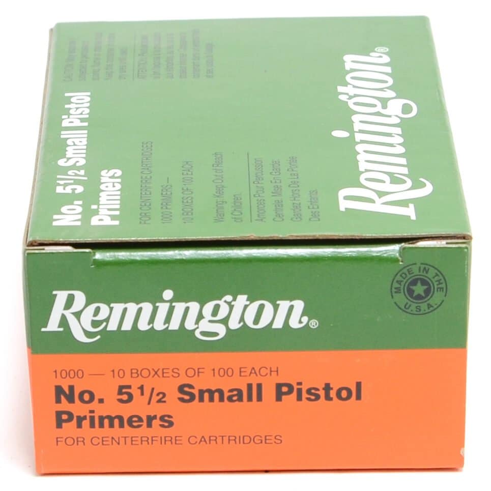 Featured image for “Remington 512 Small Pistol Magnum Primers”