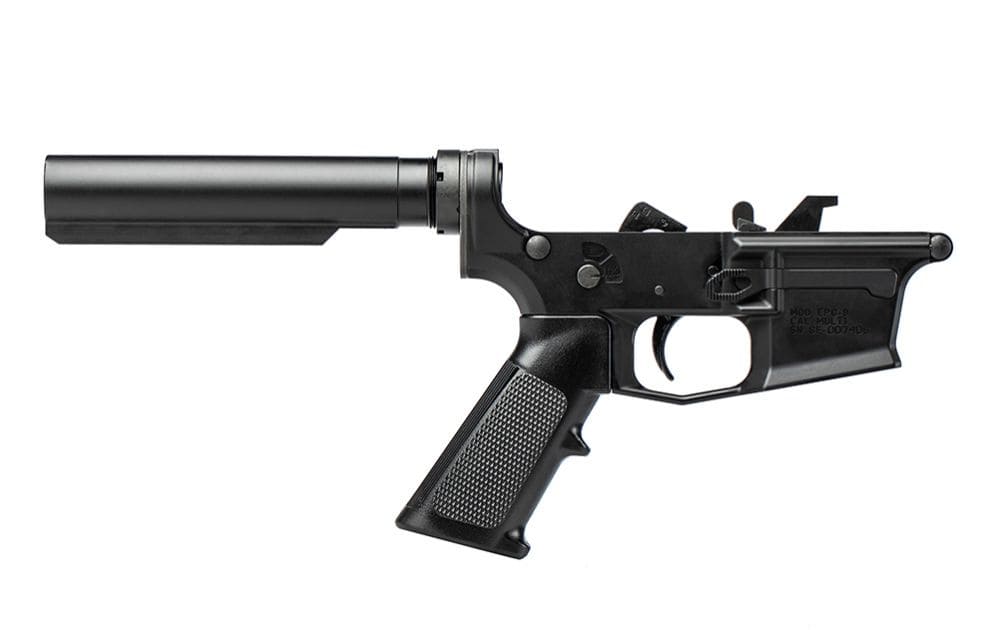 Featured image for “Aero Precision EPC-9 Carbine Complete Lower, A2 Grip, No Stock - Anodized Black”
