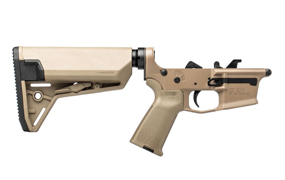 Featured image for “Aero Precision EPC-9 Carbine Complete Lower, MOE Grip, MOE SL-S Stock - FDE Cerakote”